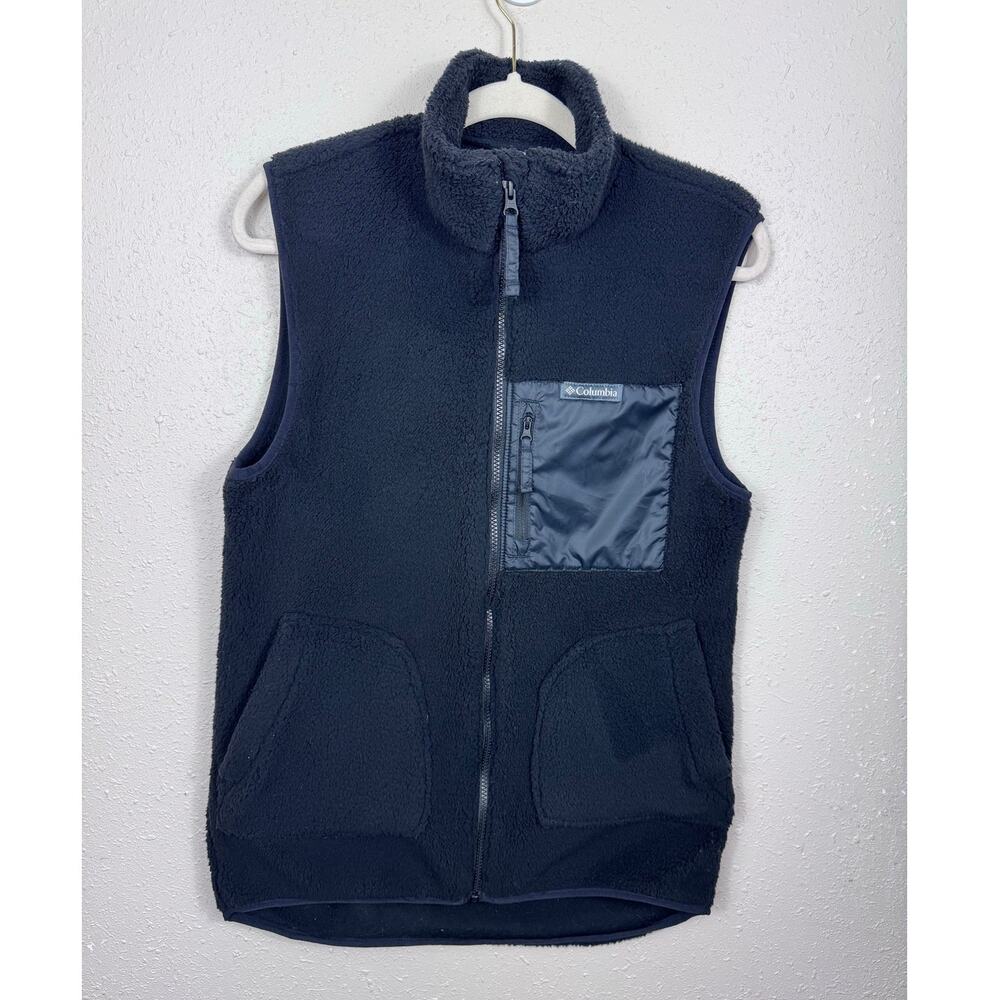 Columbia Black Womens Full Zip Vest Size Small